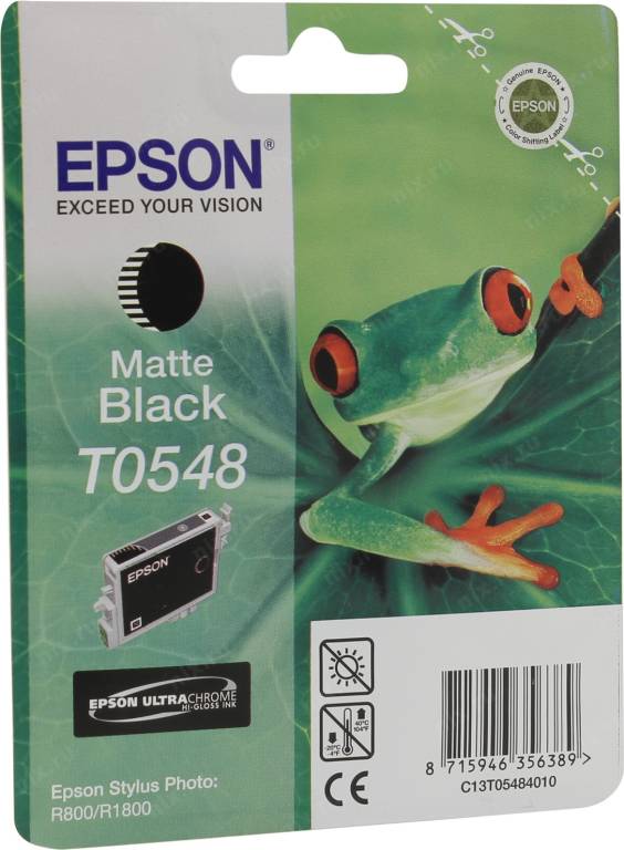   Epson T054840 Black Matte  EPS ST Photo R800 13ml