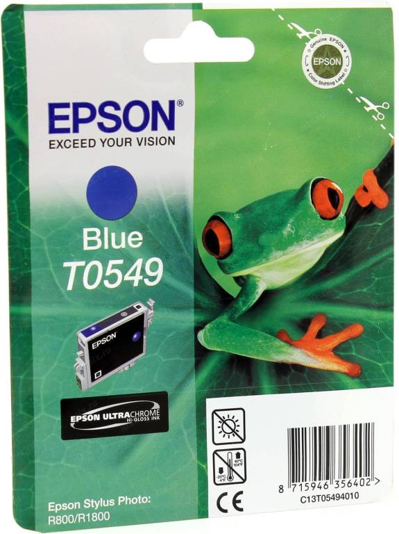   Epson T054940 Blue  EPS ST Photo R800  13ml