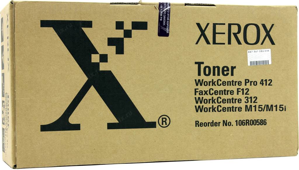  - Xerox 106R00586 (o)  WC 312/M15/15i
