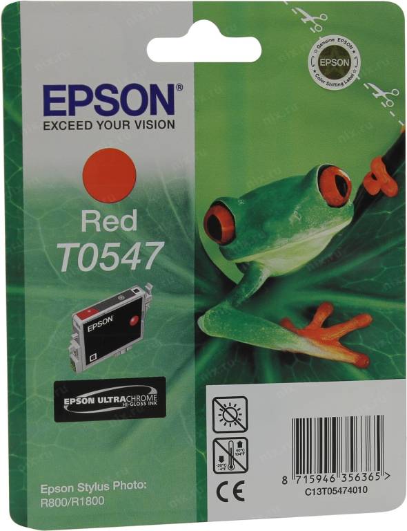   Epson T054740 Red  EPS ST Photo R800 13ml