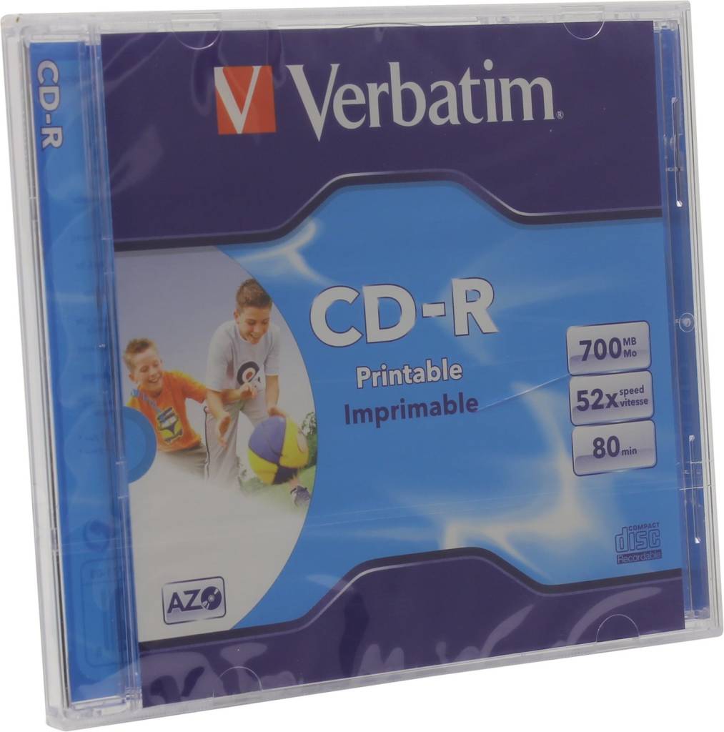   CD-R 700 Verbatim DataLife Plus 52x printable (43324/43325/43424)