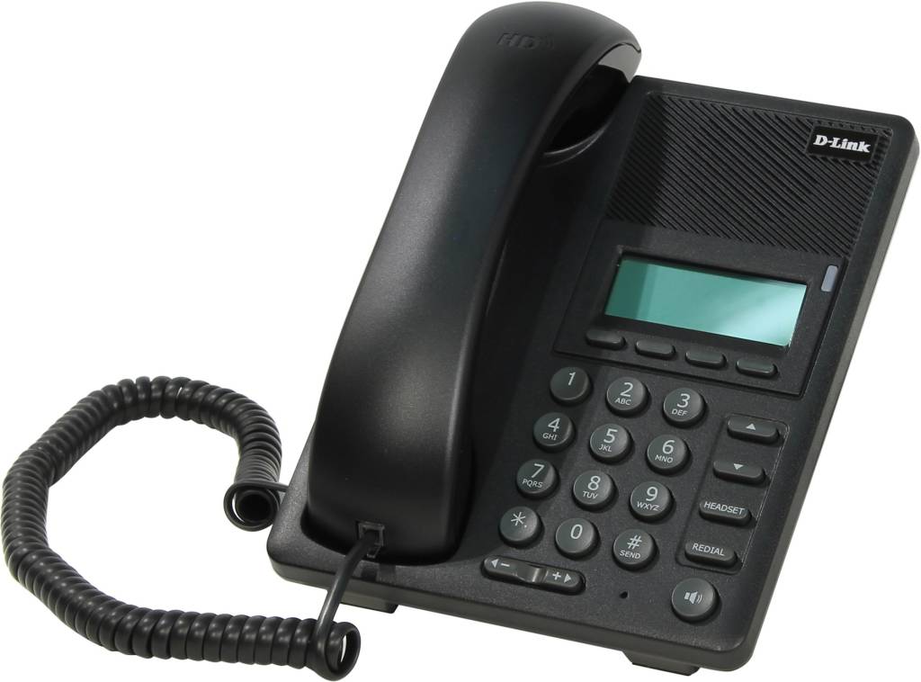   D-Link [DPH-120SE/F1A] VoIP Phone (1UTP 10/100 Mbps, 1WAN)