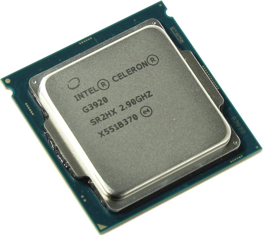  Intel Celeron G3920 2.9 GHz/2core/SVGA HD Graphics 510/0.5+2Mb/51W/8GT/s LGA1151