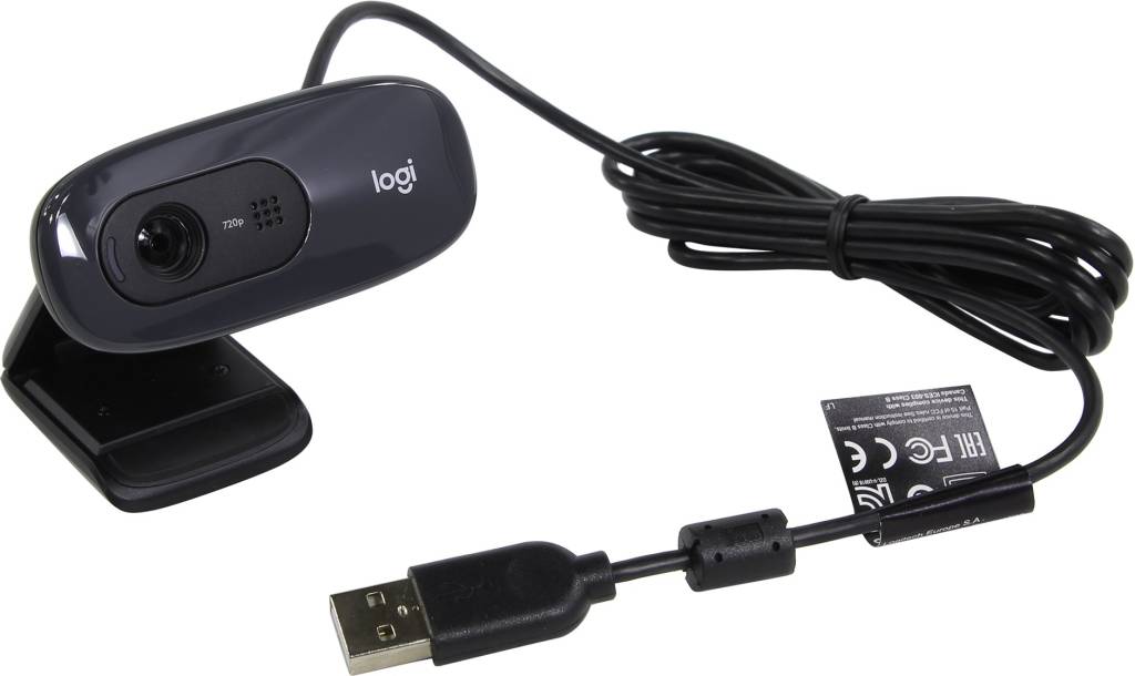  - Logitech HD Webcam C270 (RTL) (USB2.0, 1280x720, ) [960-001063]