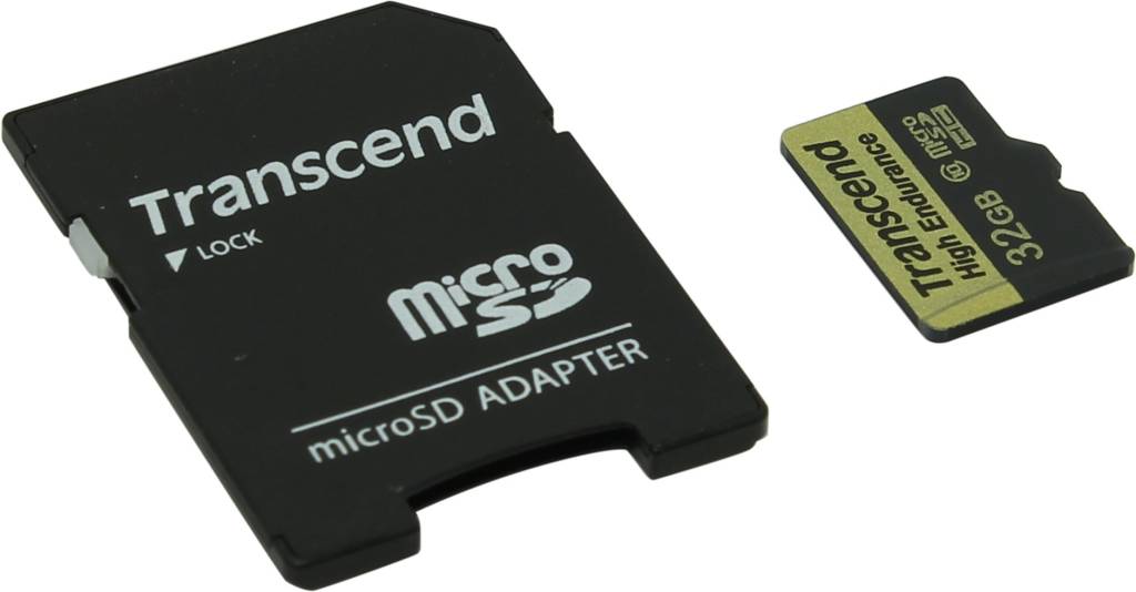    microSDXC 32Gb Transcend [TS32GUSDHC10V] Class 10 + microSD-- >SD Adapter