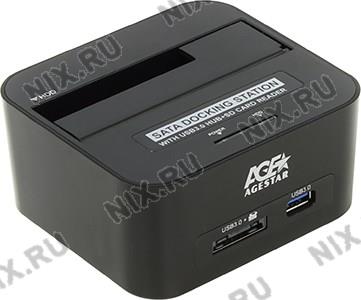    AgeStar[3UBT6HC-Black]SATA Docking Station(  3.5/2.5SATA HDD+USB HUB