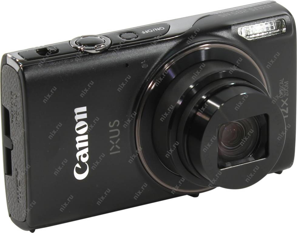    Canon IXUS 285 HS[Black](20.2Mpx,25-300mm,12x,F3.6-7,0,JPG,SDXC,3.0,USB2.0,AV,HDMI,