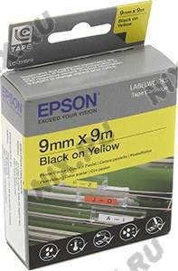    EPSON C53S624401 LC-3YBP9 (9 x 9, Black on Yellow)