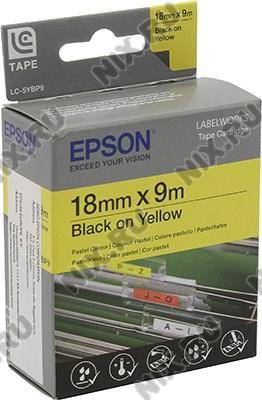    EPSON C53S626401 LC-5YBP9 (18 x 9, Black on Yellow)