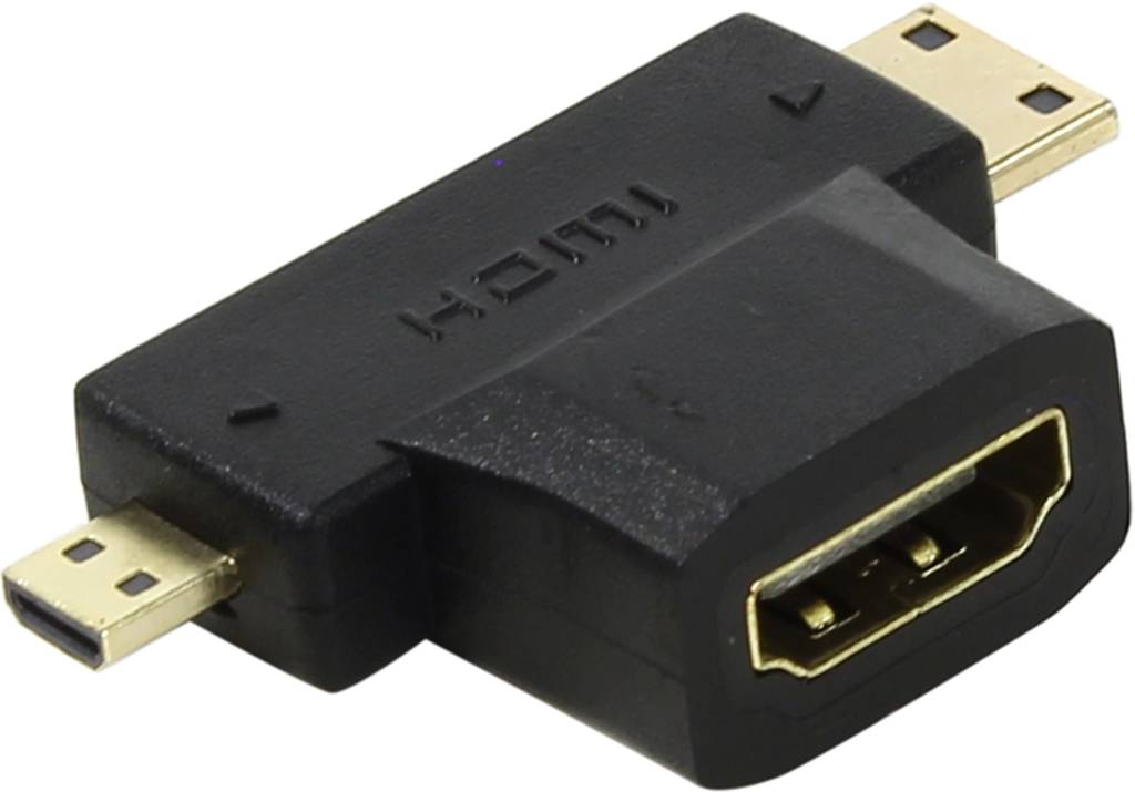   HDMI F - > mini HDMI M / micro HDMI M Orient [C137]