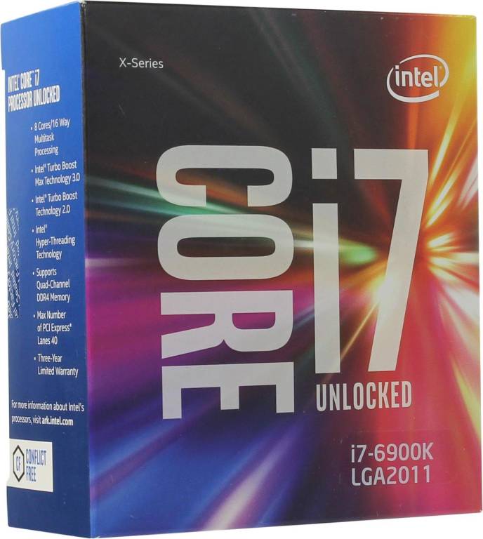   Intel Core i7-6900K BOX ( ) 3.2 GHz/8core/2+20Mb/140W LGA2011-3