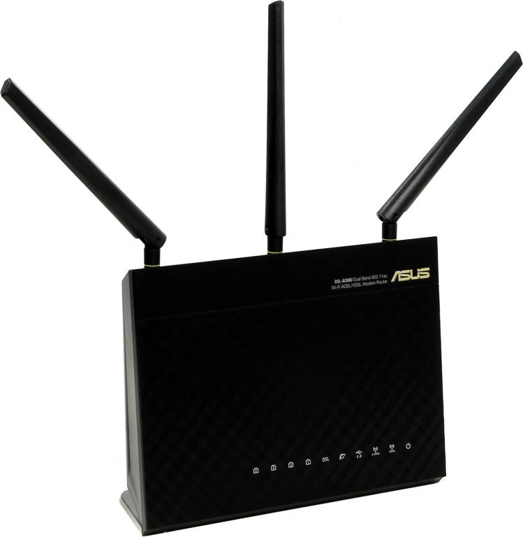   ASUS[DSL-AC68U]Wireless V/ADSL Modem Router(Annex,4UTP 10/100/1000Mbps,RJ11,802.11a/b/