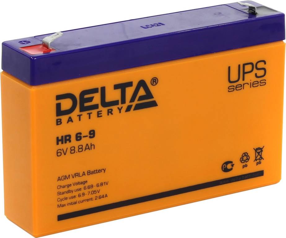    6v  8,8Ah Delta HR 6-9  UPS