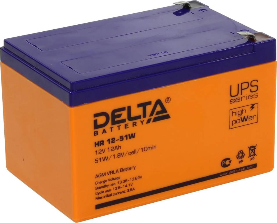   12V   12Ah Delta HR 12-51W   UPS