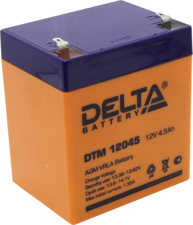   12V    4.5Ah Delta DTM 12045