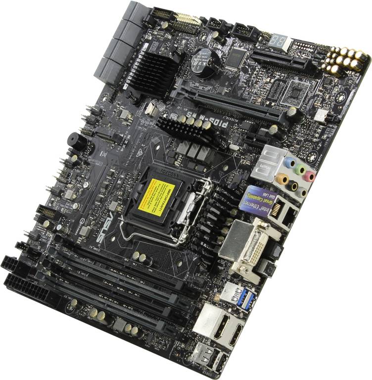    LGA1151 ASUS P10S-M WS(RTL)[C236]PCI-E DVI+HDMI+DP+2xGbLAN SATA RAID MicroATX 4DDR