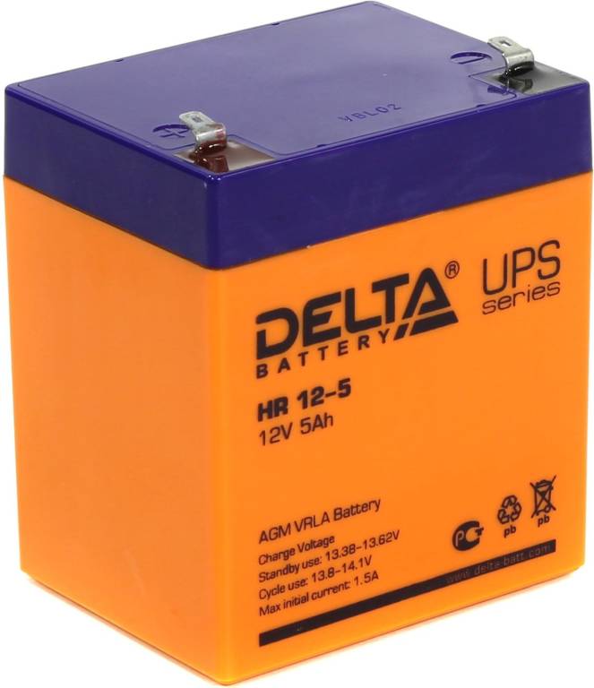   12V    5.0Ah Delta HR 12-5  UPS
