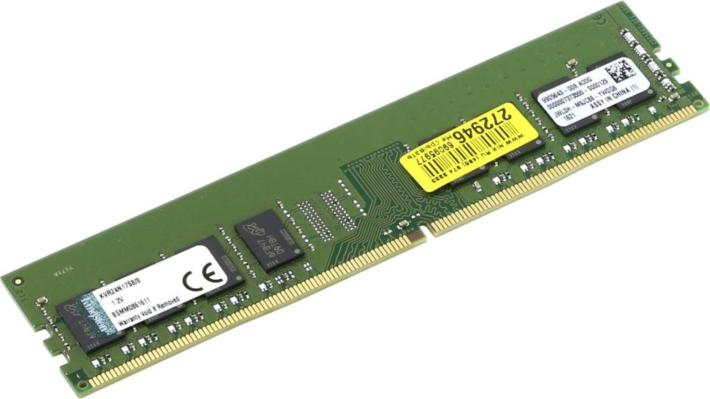   DDR4 DIMM  8Gb PC-19200 Kingston [KVR24N17S8/8] CL17