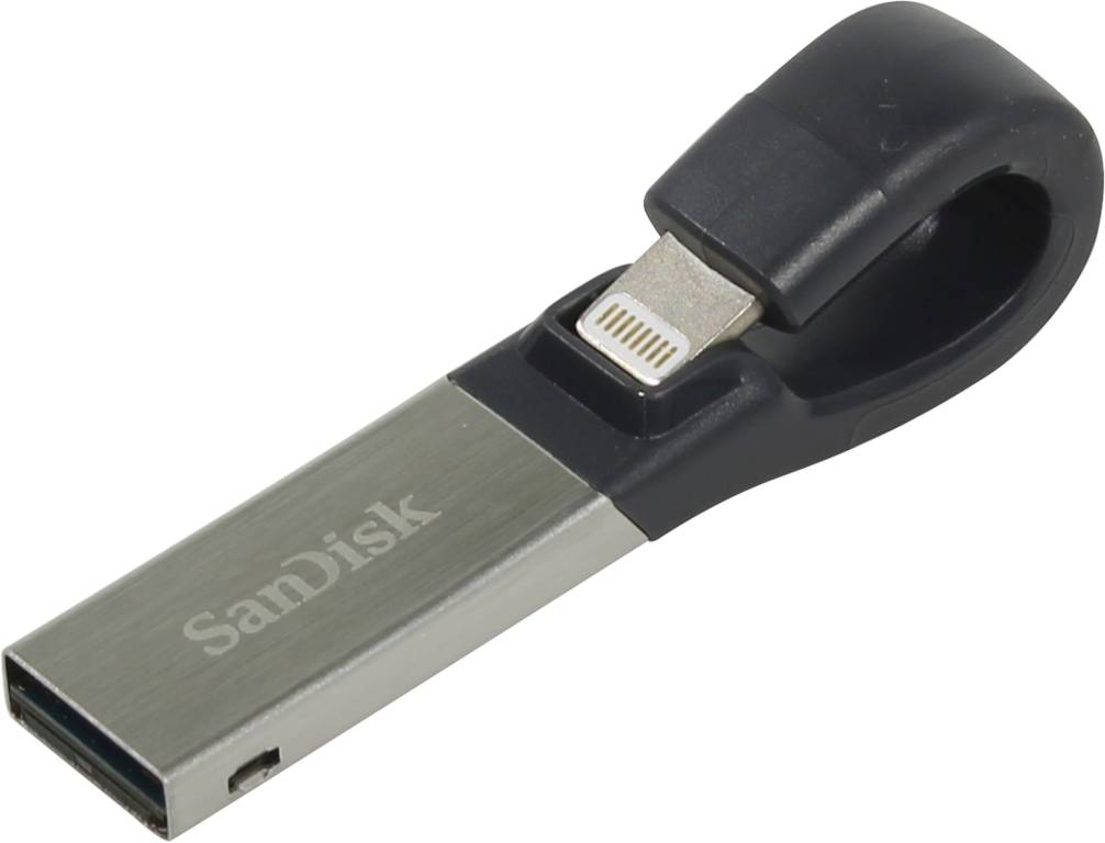   USB/Lightning 64Gb SanDisk iXpand for iPhone and iPad[SDIX30C-064G-GN6NN]