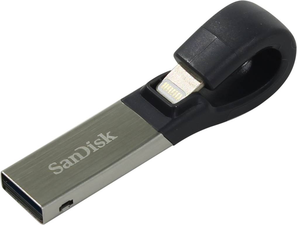   USB/Lightning 32Gb SanDisk iXpand for iPhone and iPad [SDIX30C-032G-GN6NN]