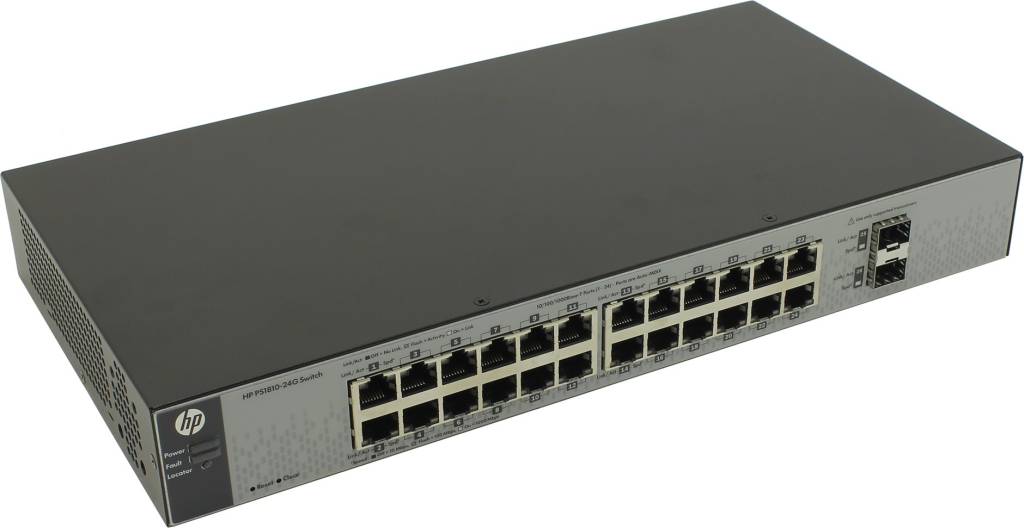   26-. HP PS1810-24G [J9834A]  (24UTP 10/100/1000Mbps + 2SFP)