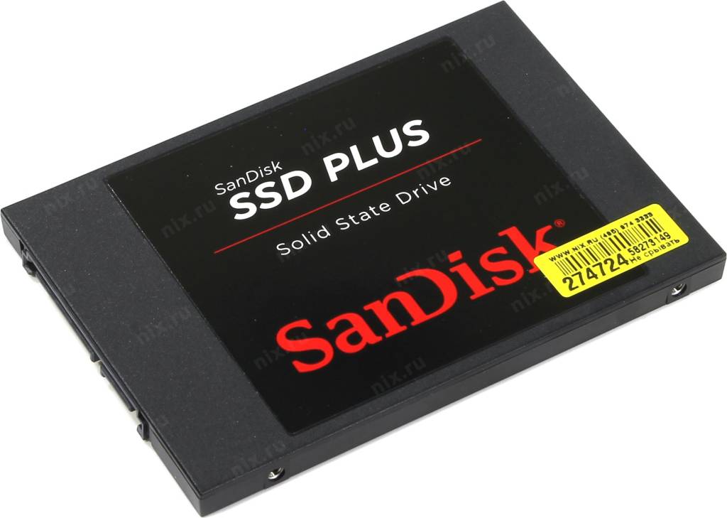   SSD 240 Gb SATA-III SanDisk PLUS [SDSSDA-240G-G26] 2.5 MLC