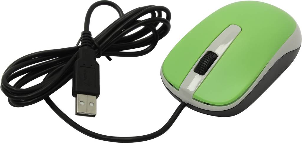   USB Genius Optical Mouse DX-120 [Green] (RTL) 3.( ) (31010105105)