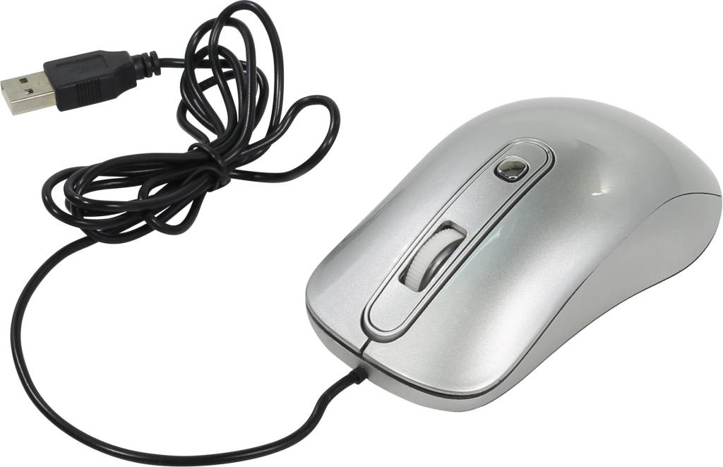   USB OKLICK Optical Mouse [155M] [Silver] (RTL) 4.( ) [337117]