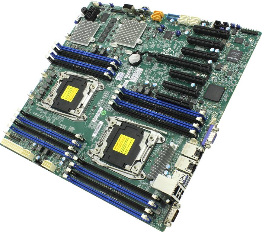    LGA2011-3 SuperMicro X10DRH-C(RTL)Dual [C612]PCI-E SVGA 2xGbLAN SATA RAID E-ATX 16