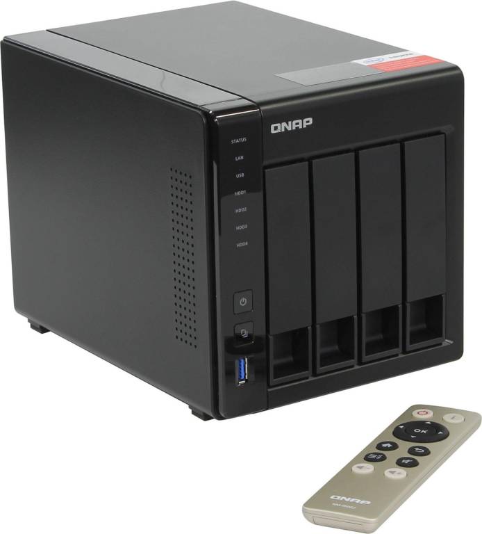     QNAP NAS Server< TS-451+8G >(4x3.5/2.5HotSwap HDD SATA,RAID0/1/5/6/6/10,2xGb