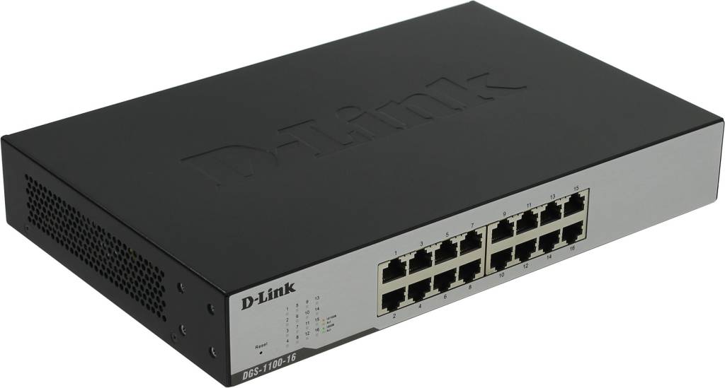   16-. D-Link [DGS-1100-16/B2A]  (16UTP 10/100/1000Mbps)