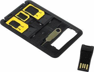     SIM card adaptor + USB microSD card reader