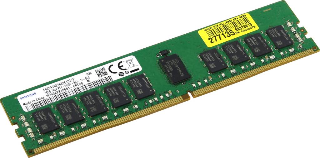    DDR4 RDIMM 16Gb PC-19200 Samsung Original ECC Registered