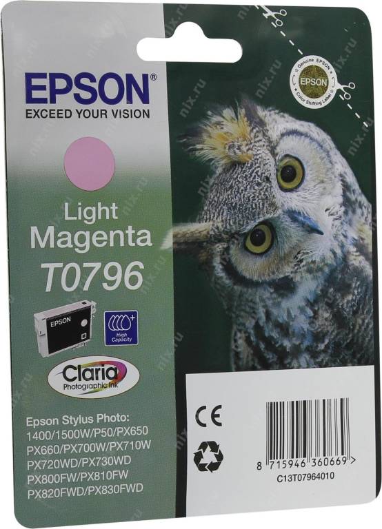   Epson T0796 [T07964010] Light Magenta (o)  ST Photo 1400/P50,PX650/660/700W/710W/720W