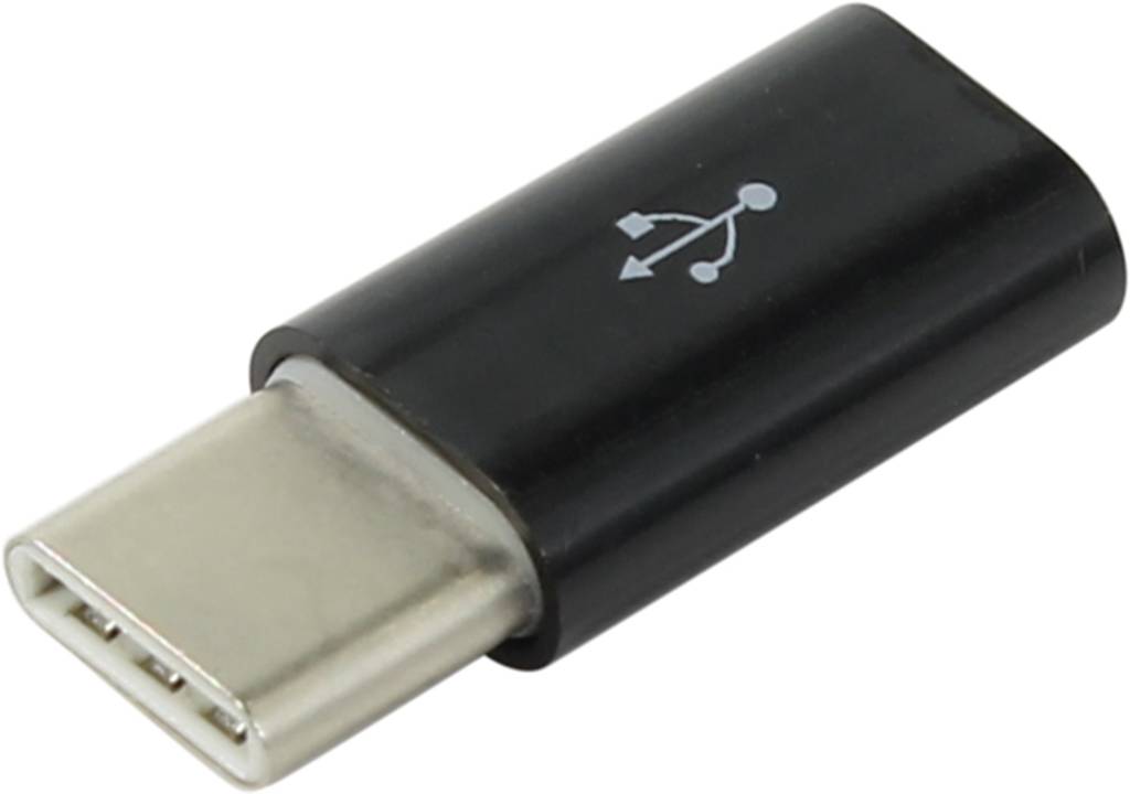купить Переходник microUSB F -- > USB3.1-C M KS-is [KS-294 Black]