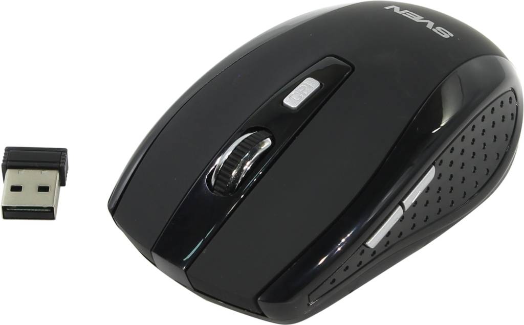   USB SVEN Wireless Optical Mouse [RX-335 Wireless Black] (RTL) 6.( )
