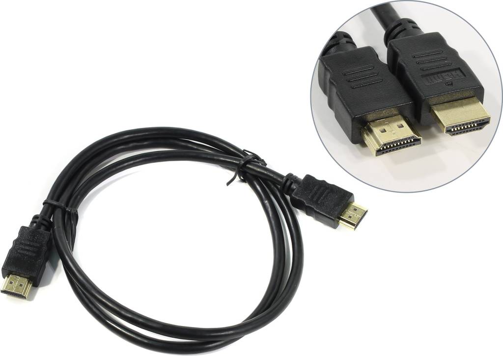 купить Кабель HDMI to HDMI (19M -19M)  1.0м Telecom [TCG200-1m]