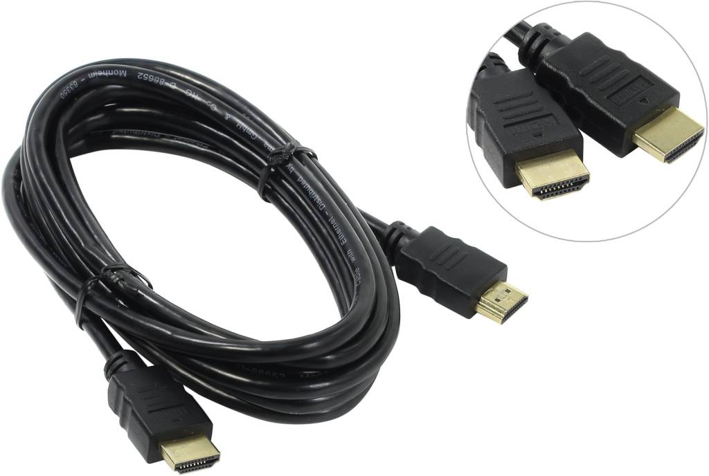 купить Кабель HDMI to HDMI (19M -19M)  3.0м Telecom [TCG200-3m]