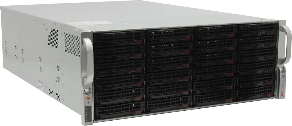   SuperMicro 4U 6048R-E1CR24L(LGA2011-3,C612,1xPCI-E,SVGA,SAS/2RAID,24xHS SAS/SATA,2xGbLAN,2