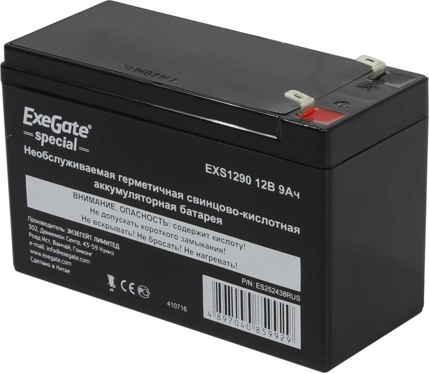   12V    9.0Ah Exegate EXS1290