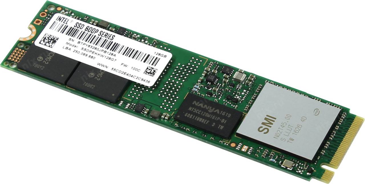   SSD 128 Gb M.2 2280 M Intel 600p Series [SSDPEKKW128G7X1]