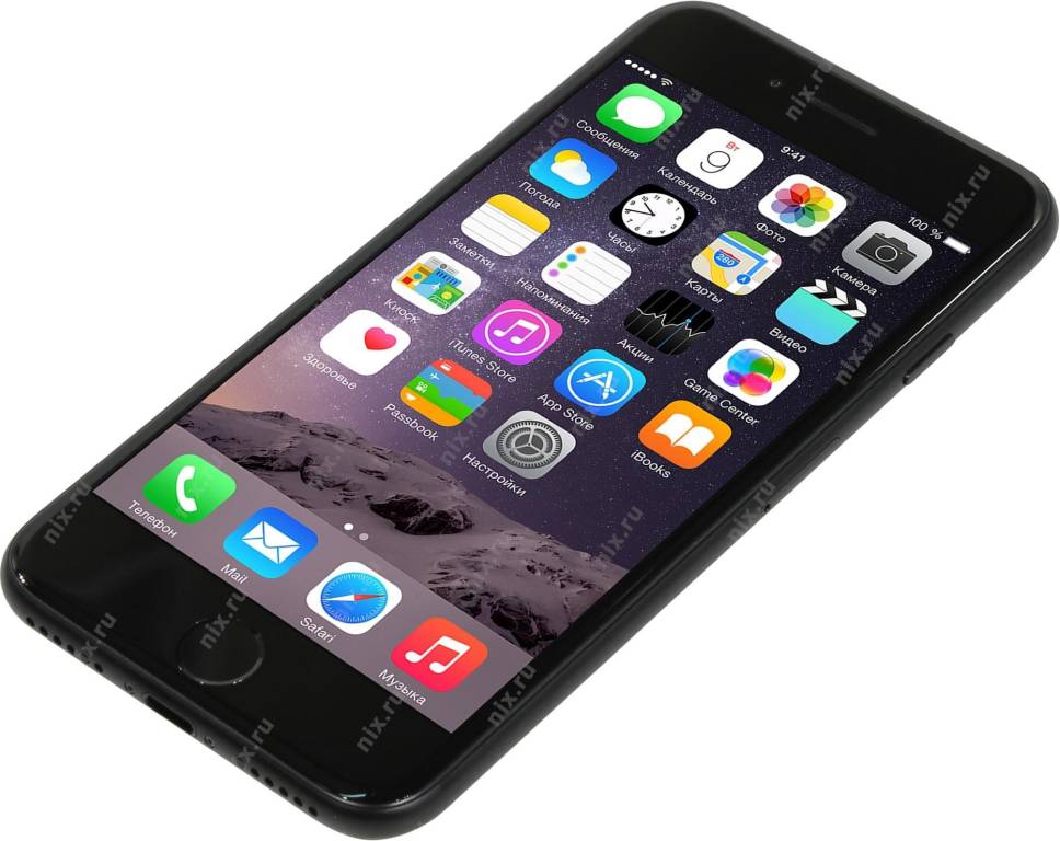   Apple iPhone 7[MN922RU/A 128Gb Black](A10,4.7 1334x750 Retina,4G+BT+WiFi+GPS/,12Mpx