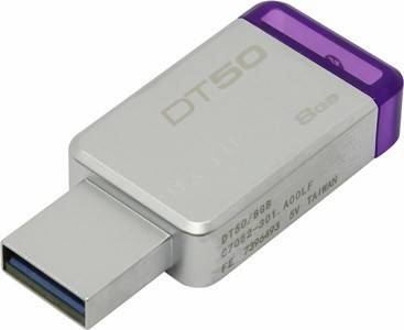   USB3.1  8Gb Kingston DataTraveler 50 [DT50/8GB] (RTL)