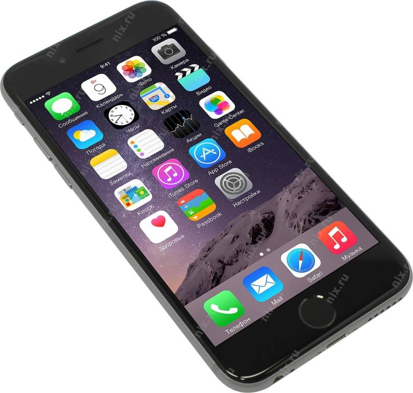   Apple iPhone 6s[MN0W2RU/A 32Gb Space Gray](A9,4.7 1334x750 Retina,4G+BT+WiFi+GPS/,1