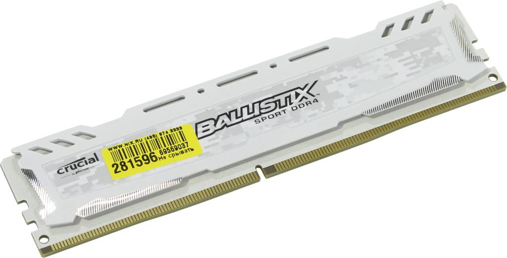    DDR4 DIMM  4Gb PC-19200 Crucial Ballistix Sport [BLS4G4D240FSC]
