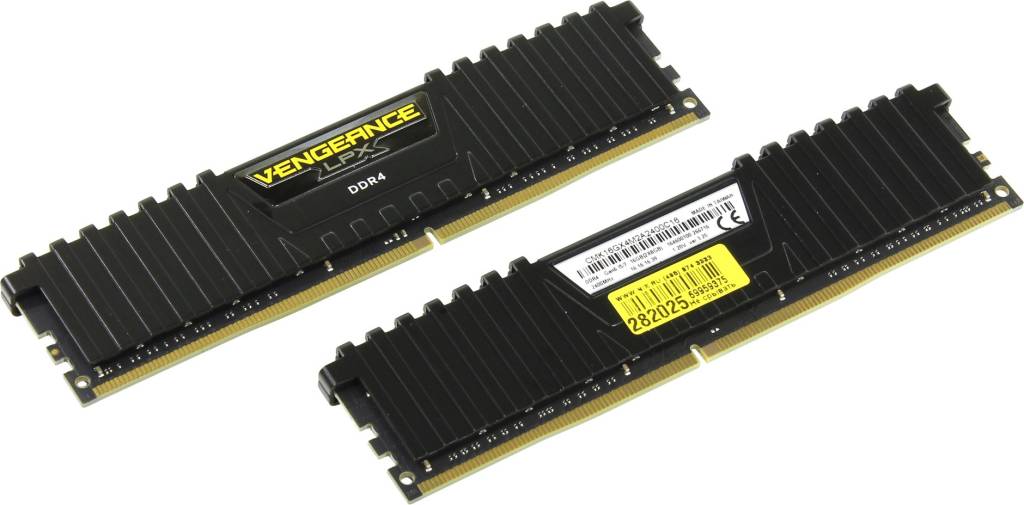    DDR4 DIMM 16Gb PC-19200 Corsair Vengeance LPX [CMK16GX4M2A2400C16] KIT 2*8Gb