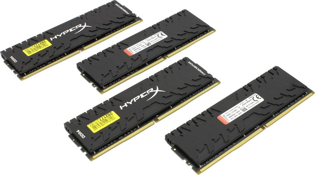    DDR4 DIMM 64Gb PC-24000 Kingston HyperX Predator [HX430C15PB3K4/64] KIT 4*16Gb