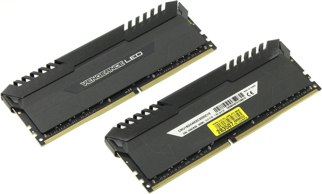    DDR4 DIMM 16Gb PC-24000 Corsair Vengeance LED [CMU16GX4M2C3000C15] KIT 2*8Gb