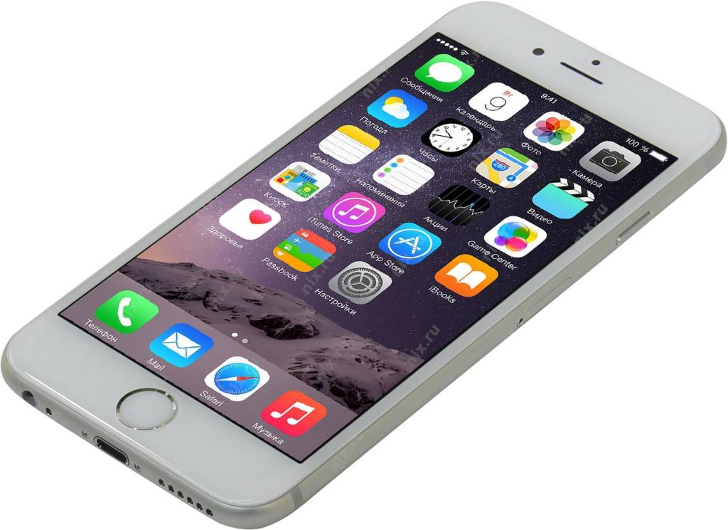   Apple iPhone 6s[MN0X2RU/A 32Gb Silver](A9,4.7 1334x750 Retina,4G+BT+WiFi+GPS/,12Mpx