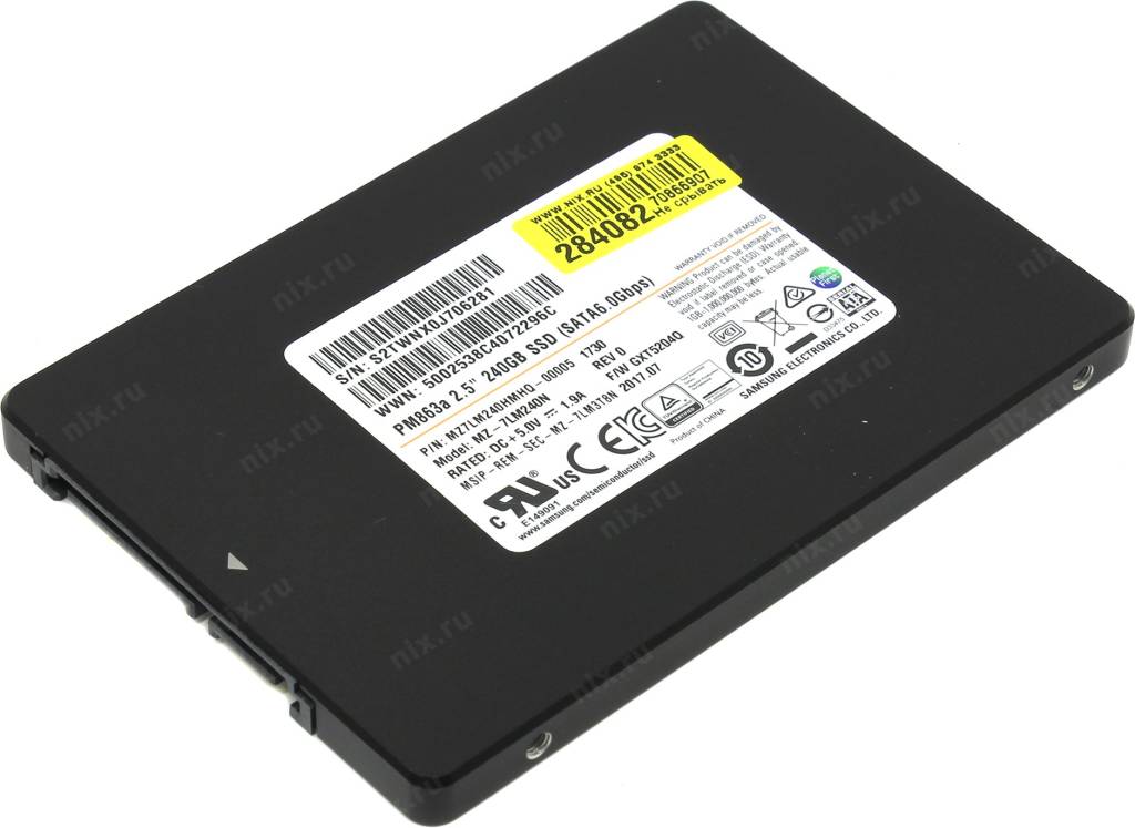   SSD 240 Gb SATA-III Samsung PM863a [MZ7LM240HMHQ-00005] (OEM) 2.5